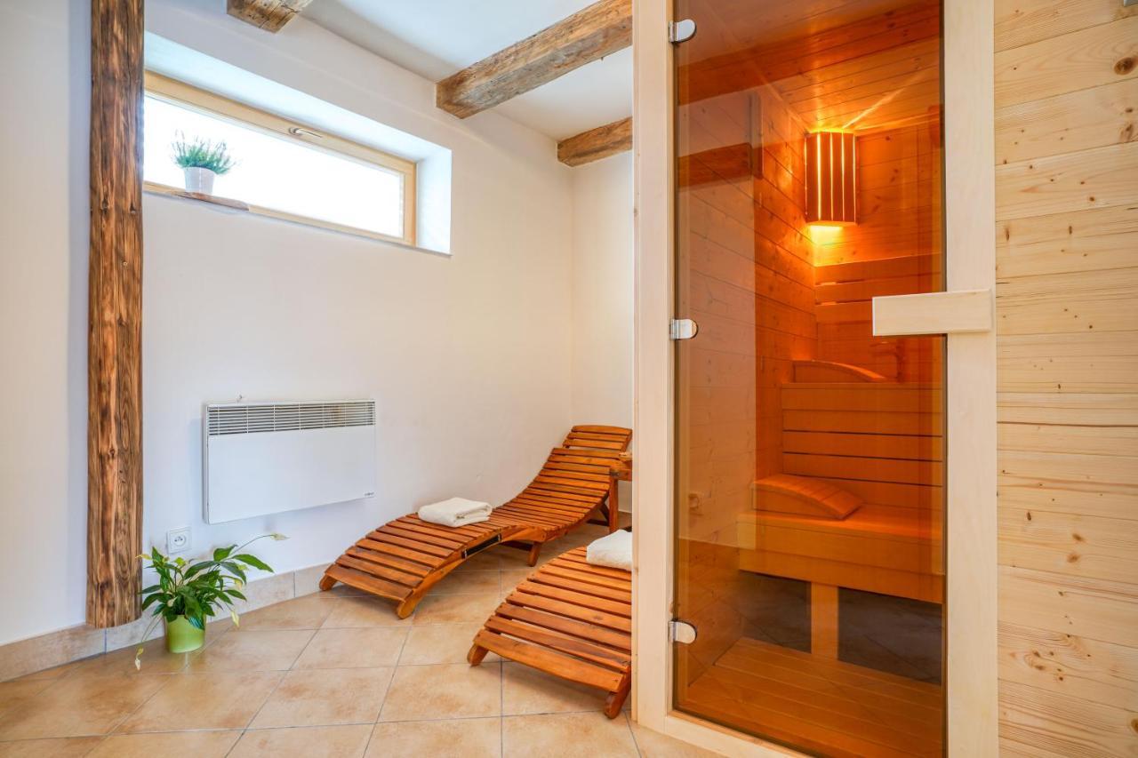 ČÁKYHO KÚRIA - mezonetový apartmán s krbom, fínskou a infrasaunou Smižany Exterior foto